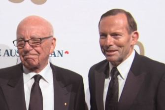 It's like when owner start to resemble his dog,,Tony is morphing into Rupert. 