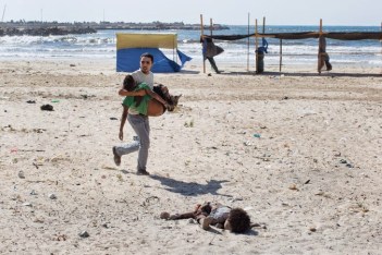 Four boys killed on beach in Gaza.